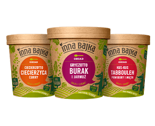 Na zdjęciu znajduje się zestaw produktów z kategorii obiady